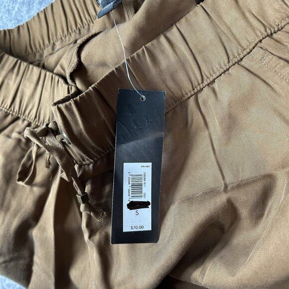BANANA REPUBLIC Soft Cargo Jogger Pants Women Small Tencel Fabric Potters Clay - Picture 11 of 11